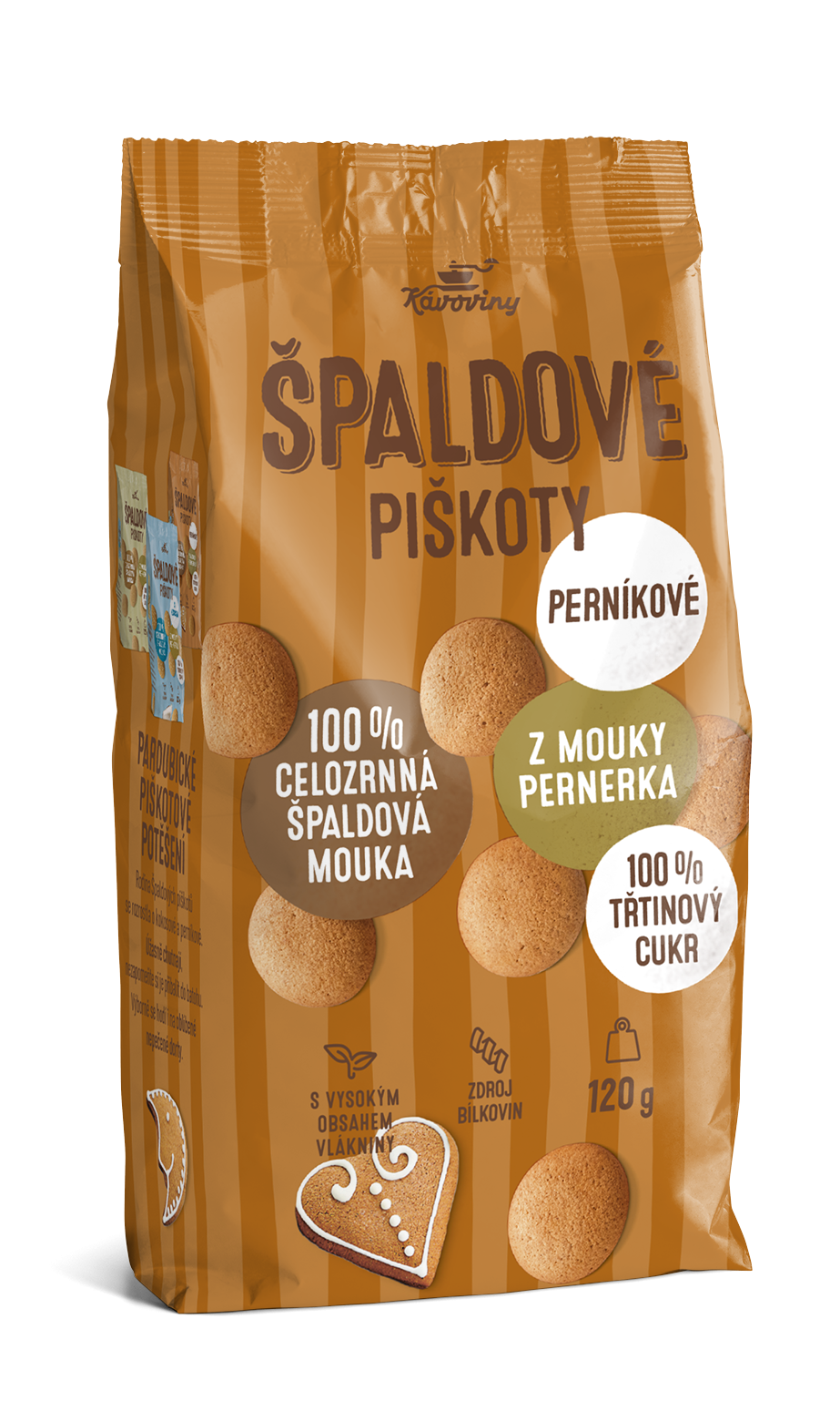 Špaldové piškóty perníkové - 120 g