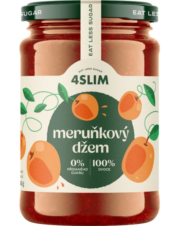 4SLIM 100% džem marhuľový - 280 g