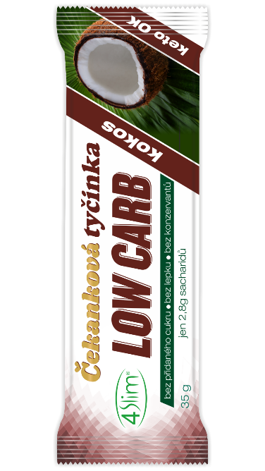 LOW CARB čakanková tyčinka kokos - 35 g