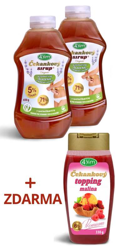 2x Originál 700g + malinový topping ZDARMA